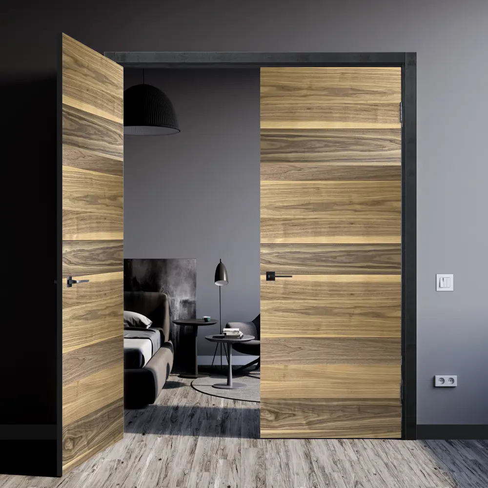Межкомнатная дверь МАРИО РИОЛИ Loft с натуральным шпоном американский орех 90×200 см 85325430 STLM-0061587 - Вид №5