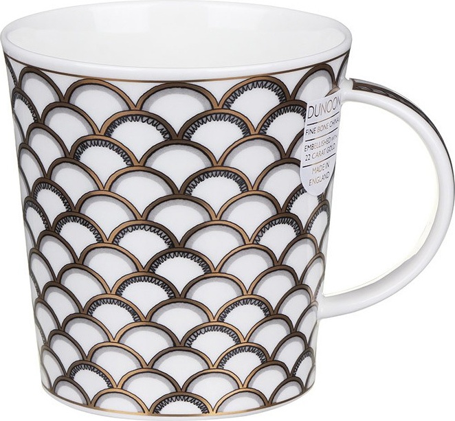 10613341 Dunoon Кружка Dunoon "Марракеш.Дуги.Ломонд" 320мл (красная) Фарфор костяной 