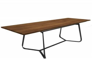 Barel Раздвижной прямоугольный стол из массива дерева