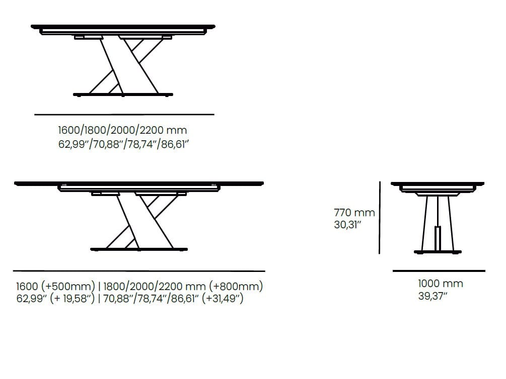 Прямоугольный обеденный стол animovel Wind ARCH-00021899 - Вид №5
