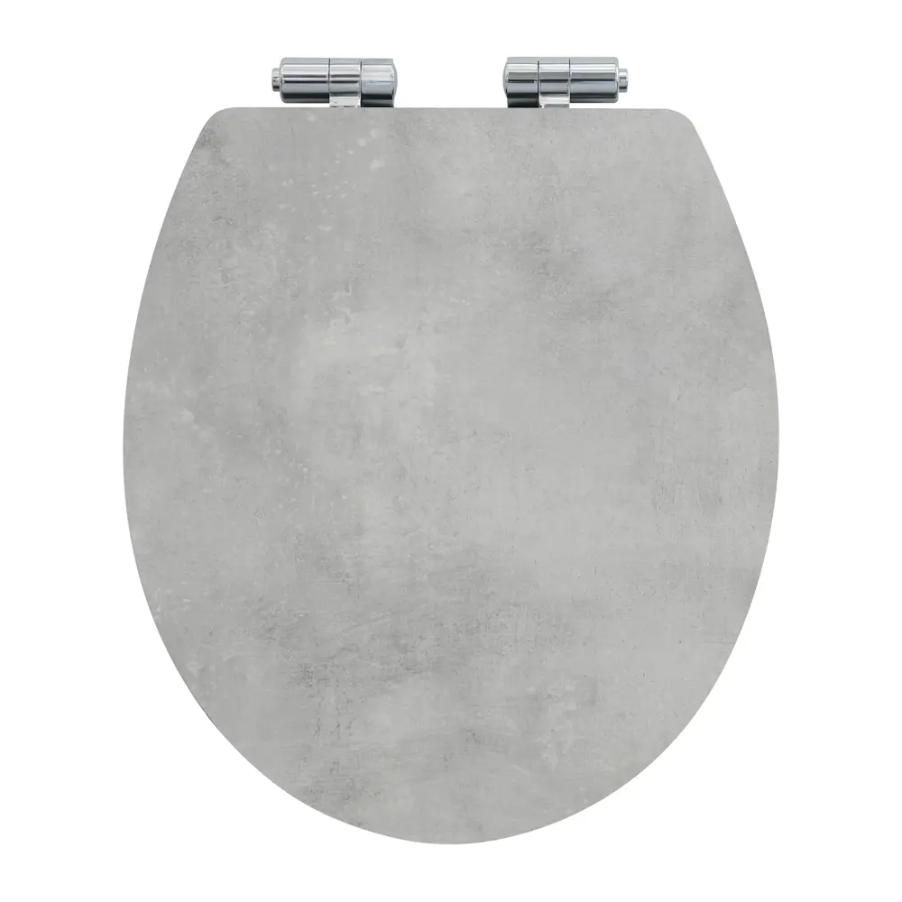 Сиденье для унитаза KONSENSA Терни с микролифтом цвет светлый бетон STLM-2135726