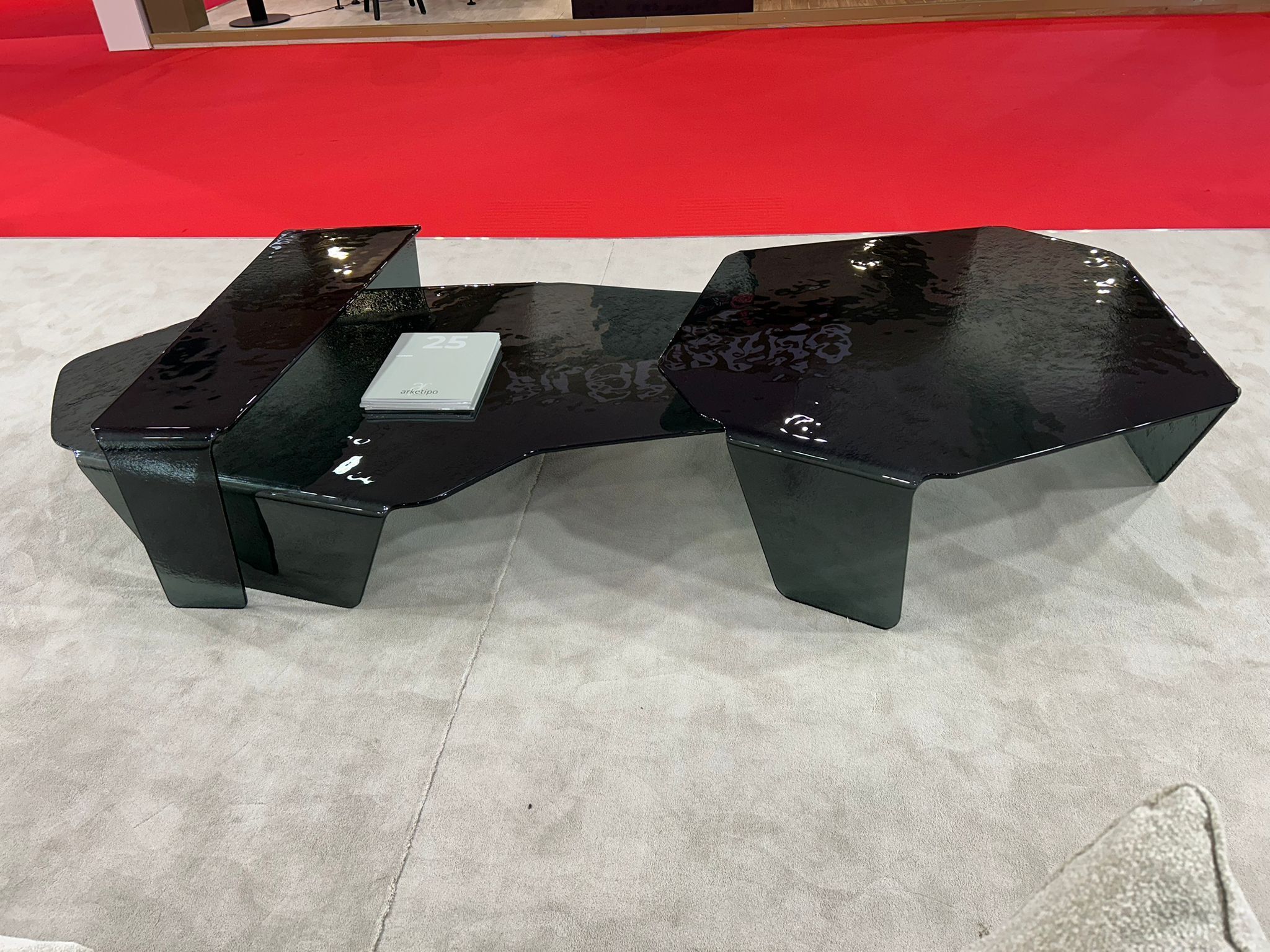 Набор журнальных столиков из закаленного стекла In Stock Arketipo ARCH-00050836 - Вид №4