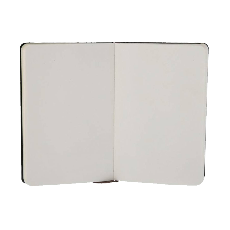 Блокнот Moleskine CLASSIC POCKET 90x140мм 192стр. нелинованный твердая обложка фиксирующая резинка ч 385066 - Вид №2