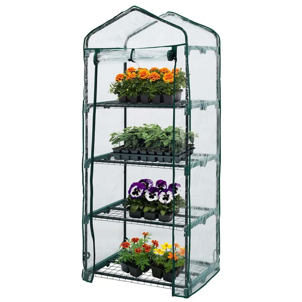 Балконная теплица Маргарита пластик/металл 700x80 мм цвет зеленый Santreyd STLM-2152238 - Вид №1