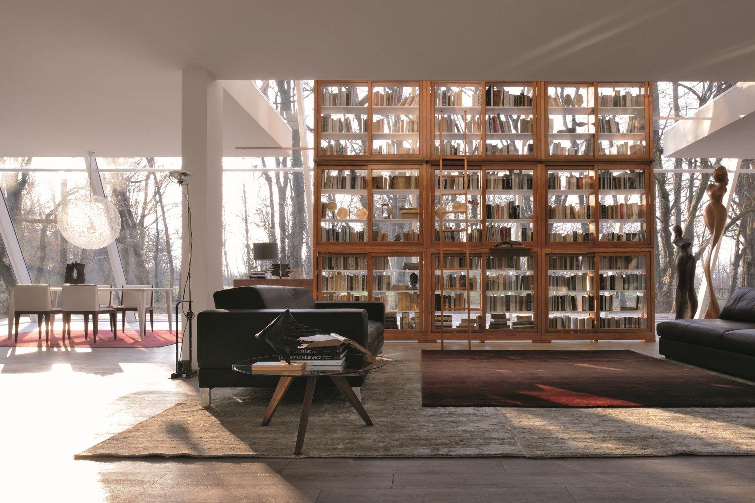 Модульный книжный шкаф из вишни Morelato MODULO BIEDERMEIER ARCH-00074624 - Вид №1