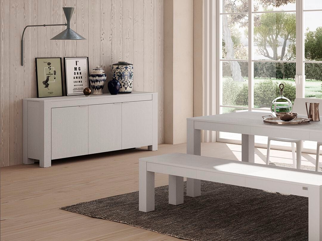 Шкаф из белого ясеня с распашными дверями Mobili Fiver Rachele ARCH-00078906 - Вид №4