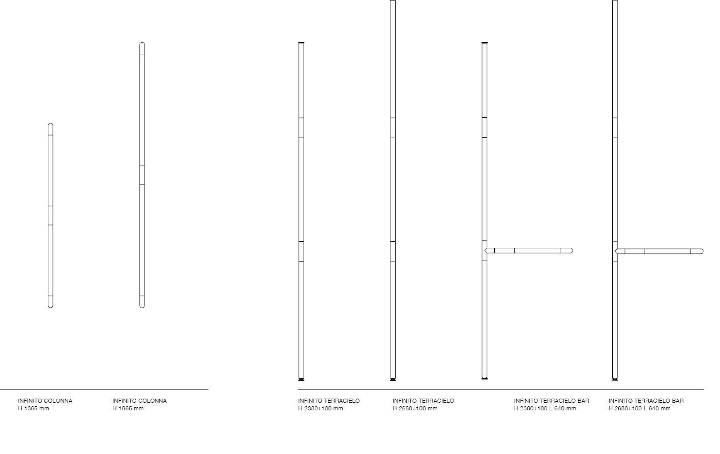 Модульный латунный полотенцесушитель Caleido ARCH-00037733 - Вид №10