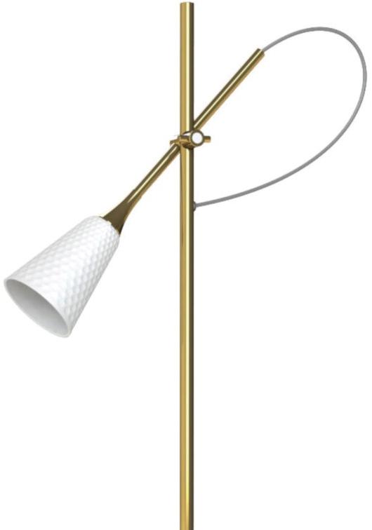 Lladró Регулируемый торшер из фарфора Jamz 01024010 - Вид №1