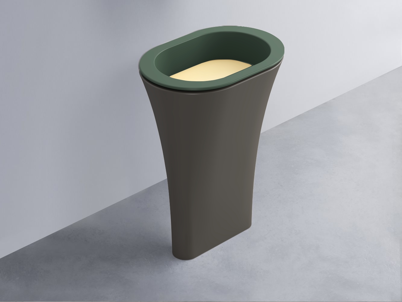 AMLA65-MU+AMPILO-CN+AMCOLO-FN Раковина Amedeo Ovale отдельностоящая cielo Enjoy + Amedeo Ceramica Cielo