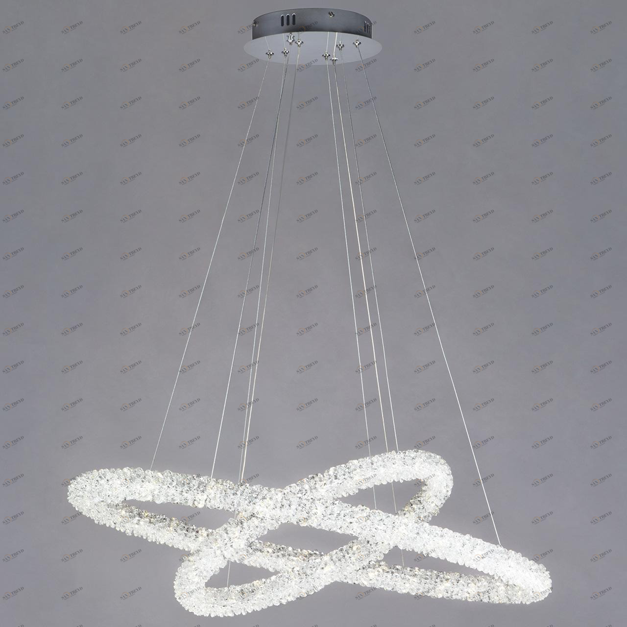 Подвесной светодиодный светильник Bogates Pandora 417/2 Strotskis BOGATES ДИЗАЙНЕРСКИЕ, PANDORA 200146 Хром 