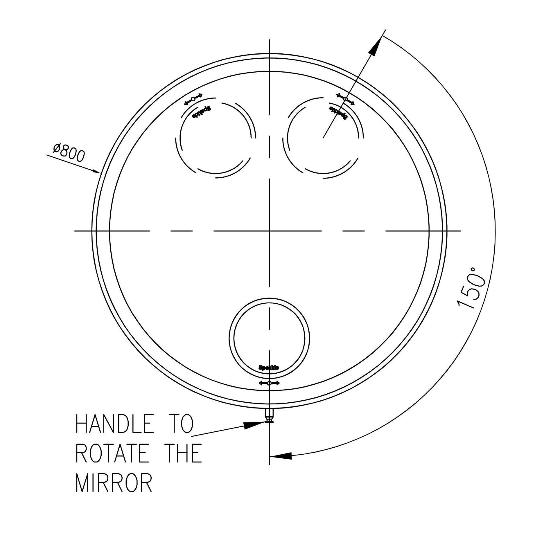 Бронзовое зеркало Spekkio Venus ARCH-00081564 - Вид №2