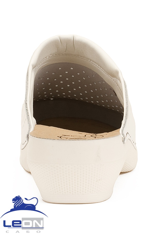 62031 Сабо "Leon LIGHT" женские белые LEON  Сабо и сланцы размер 38  - Вид №4