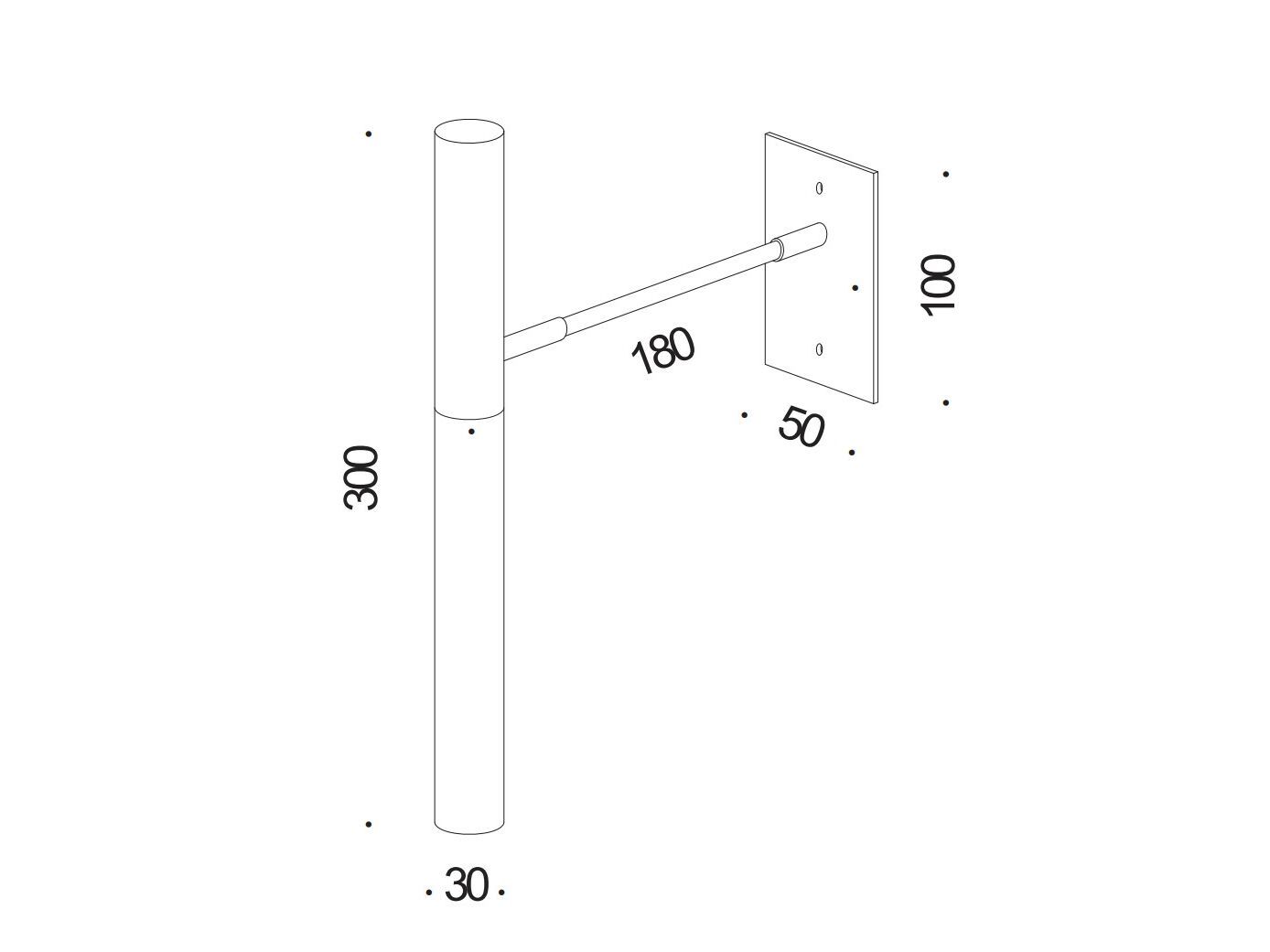 Алюминиевый светодиодный настенный светильник Renzo Serafini PUNTO DI VISTA LUNGO ARCH-00033844 - Вид №5