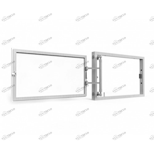 Алюминиевый люк под плитку, распашной, нажимной с регулировкой 400Х250 ВОЗРОЖДЕНИЕ sun-id-1025103