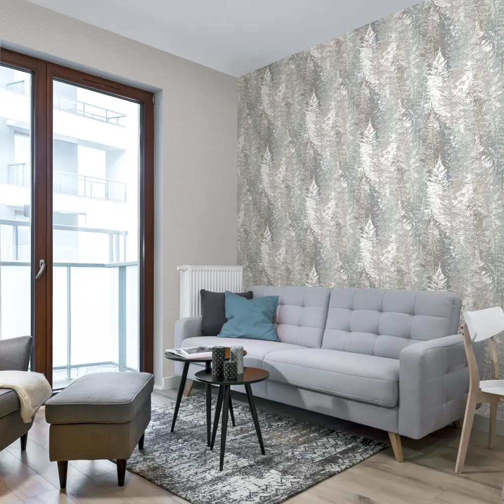 Обои флизелиновые Ateliero Fresh коричневые 1.06 м AT281958 84872673 STLM-2095441 - Вид №3