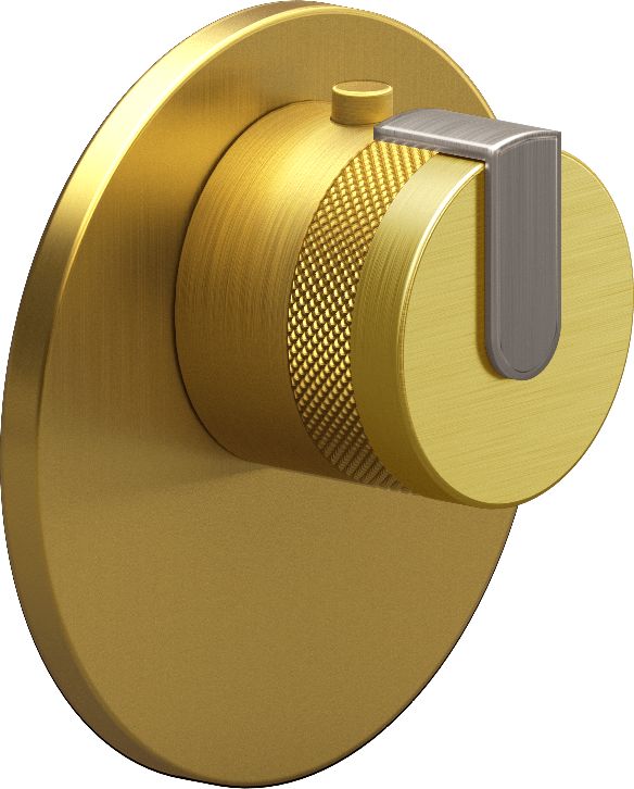 E-8027-R1BBE-L1BNi-BAU-T Термостатический переключатель 3/4-Внешняя часть GRAFF MOD+