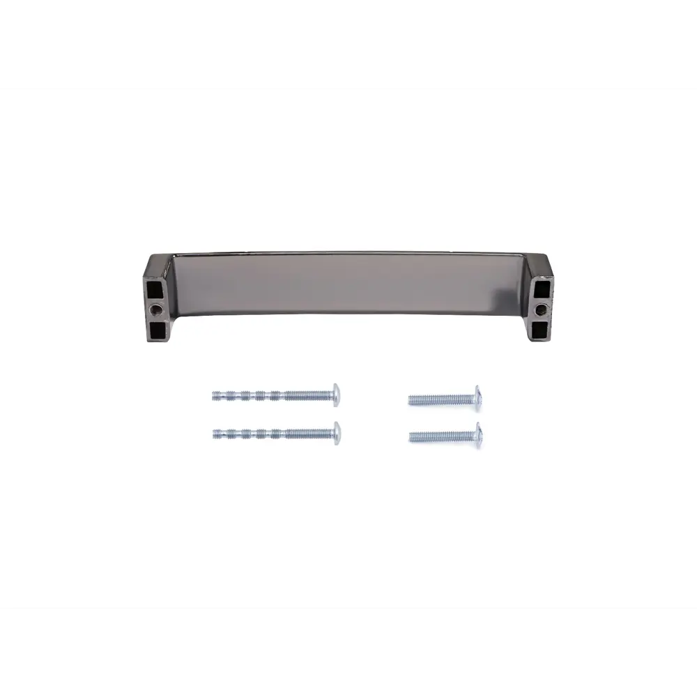 86899256 Ручка-скоба мебельная Sentiero ЦАМ 128 мм цвет черный никель STLM-1010388 PALLADIUM  - Вид №1