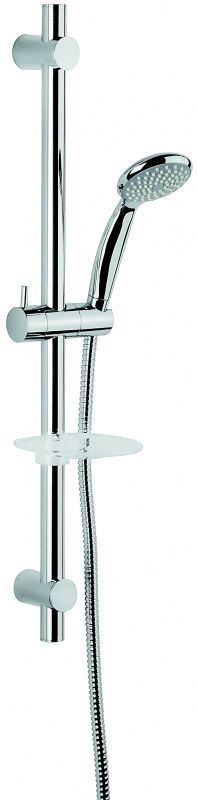 C02670CR Душевой комплект: штанга, лейка, шланг, мыльница. C02670, цвет хром EMMEVI 