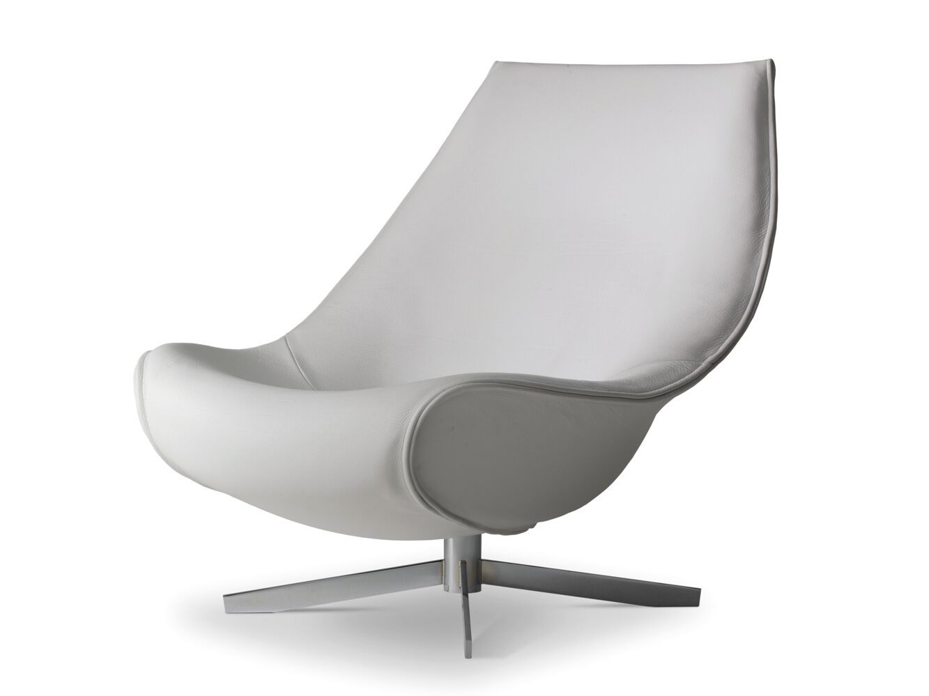 Кожаное вращающееся кресло i 4 Mariani Oyster ARCH-00042565