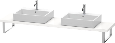 XL101C07171 Консоль для накладной и встраиваемой сверху раковины компакт, Толщина консоли 45 мм X-Large #XL101C 480 мм Средиземноморский дуб Duravit - Вид №1