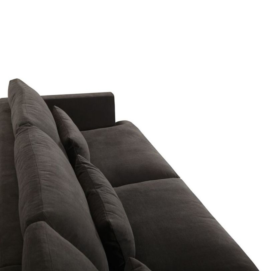 Диван угловой Brandon, левосторонний, темно-серый Sits S1073 - Вид №8