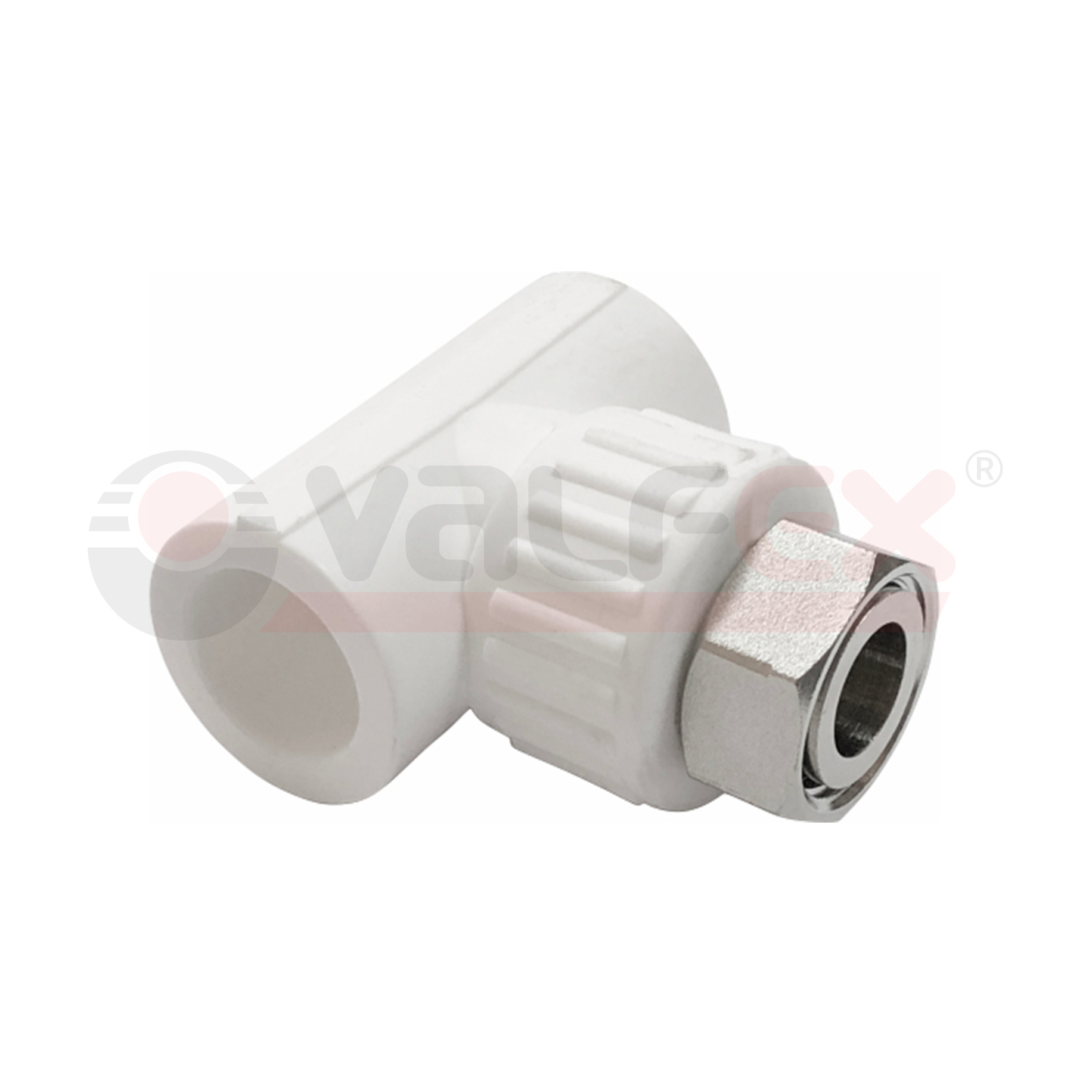 10140120 Valfex Тройник комбинированный с накидной гайкой 