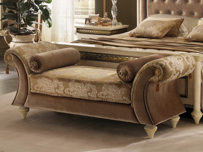 Мягкая скамейка из ткани Arredoclassic фантазия ARCH-00130403