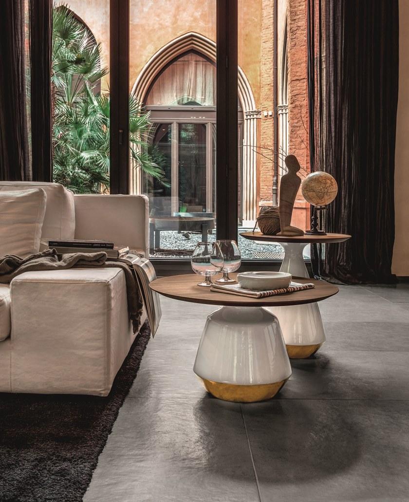 Tonin Casa Круглый журнальный столик из мдф  T6273/4  - Вид №2