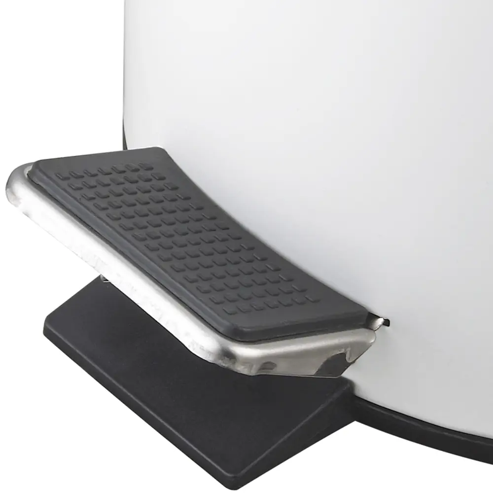 Контейнер для мусора для ванной KONSENSA Терни 3 л сталь цвет белый STLM-2089026 - Вид №5