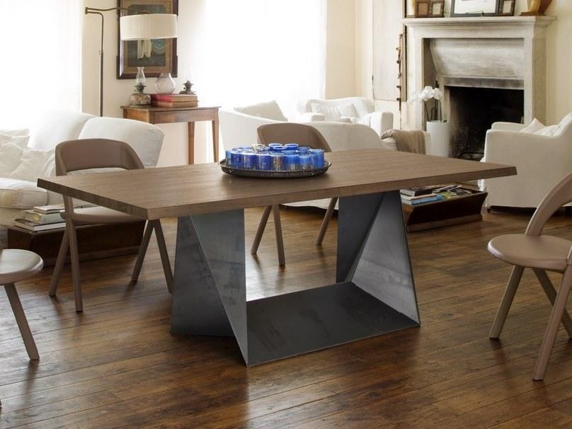 ALMA DESIGN Стол из стали и дерева sun-id-1510587 - Вид №1