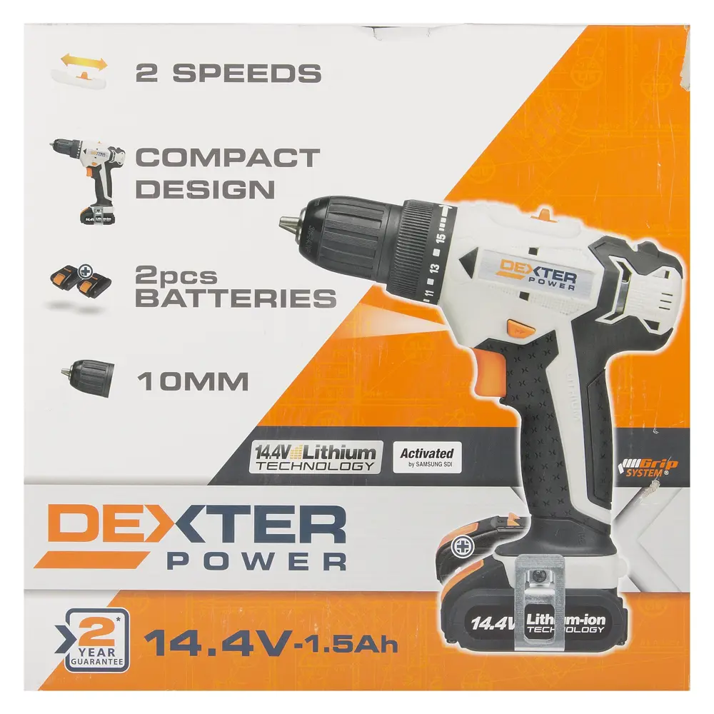 Шуруповерт Dexter, Li-ion 14,4 В, 1,5 Ач 15460296 STLM-2173051 DEXTER POWER  - Вид №4