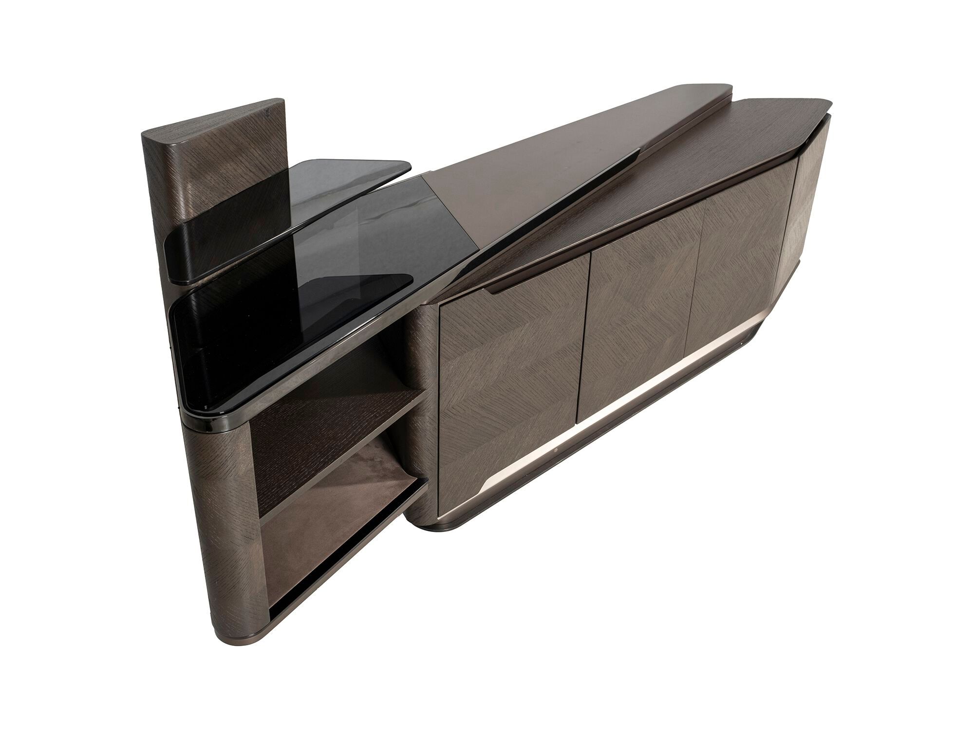 Деревянный шкаф с распашными дверями Zebrano Gioia ARCH-00050697 - Вид №2