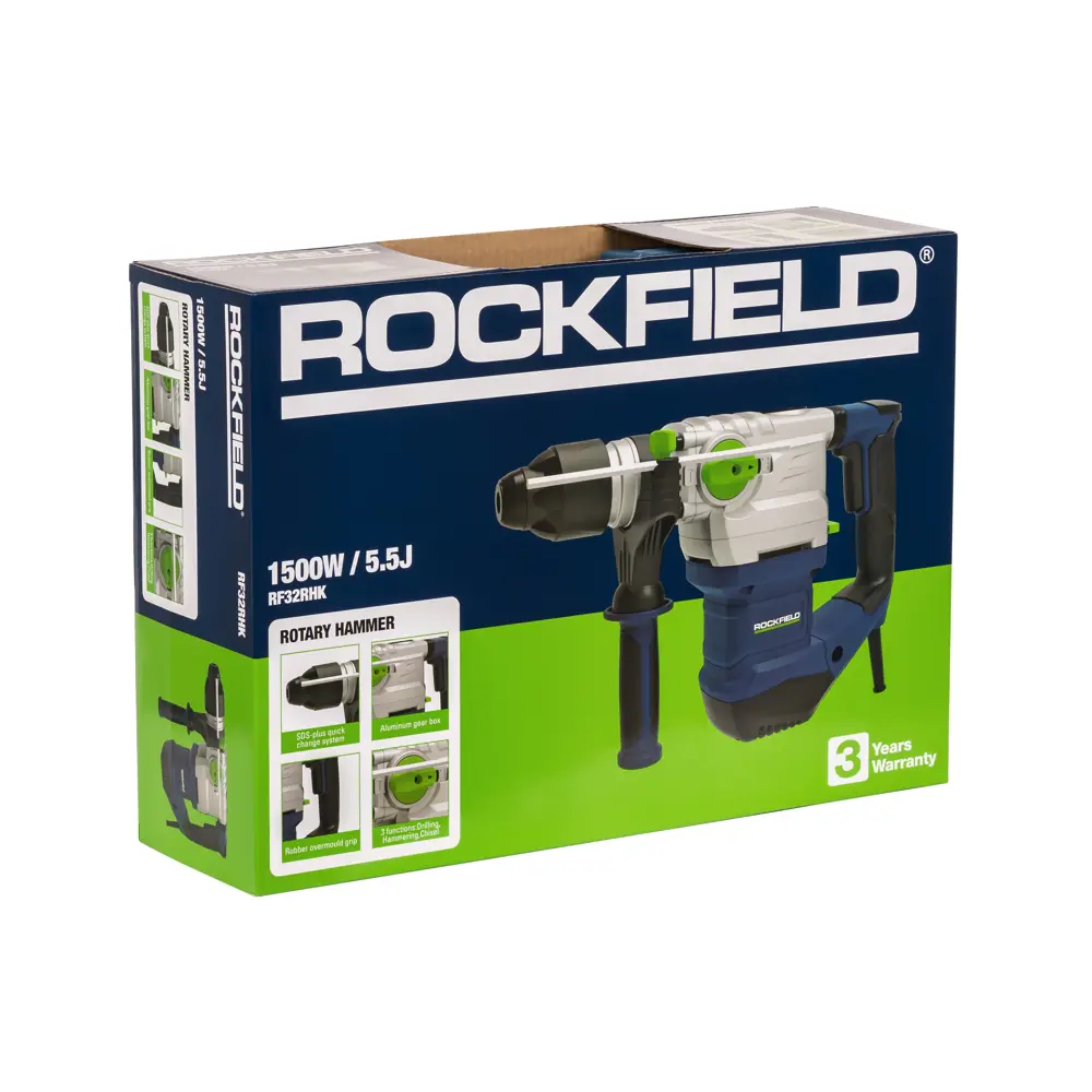 Перфоратор Rockfield RF32RHK с ударным механизмом 5.5 Дж 89366463 STLM-1405609 - Вид №12