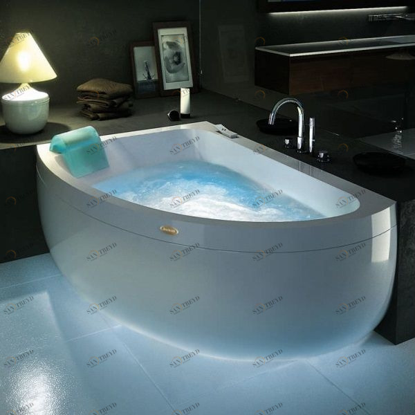 Ванна с гидромассажем "HYDRO FRIENDLY" Aquasoul Offset угловая 9443-604A Sx Jacuzzi 9443604ASX