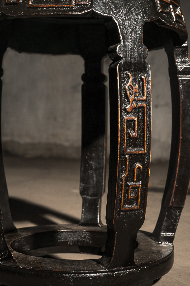 Табурет Дунь Коричневый ДОМАШНЯЯ ОБСТАНОВКА CHINA 017400 Коричневый Santreyd  - Вид №6