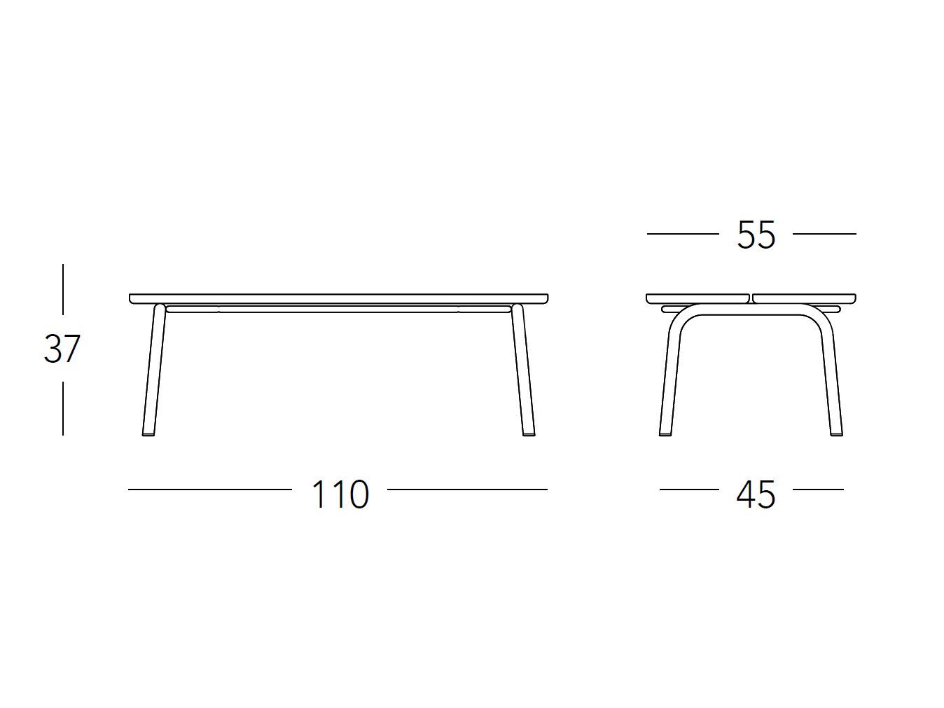 Низкий садовый столик S-CAB Бриз ARCH-00058658 - Вид №15