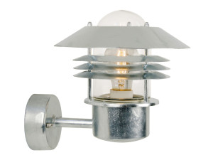 Металлическая наружная настенная лампа