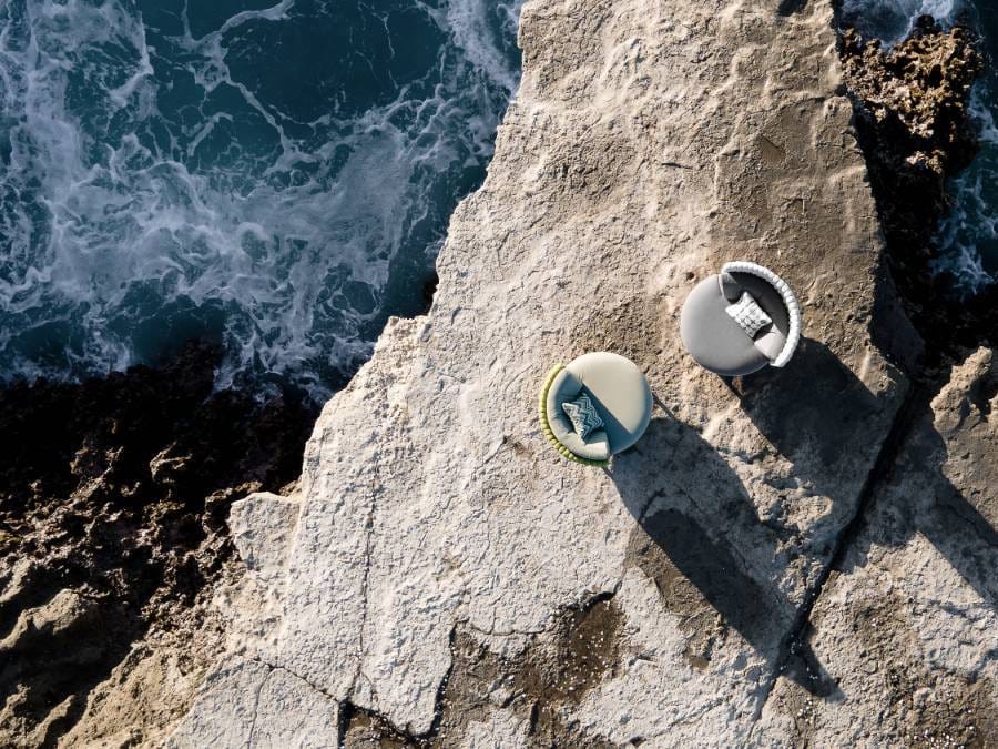 Тканевое садовое кресло с подлокотниками и высокой спинкой MAMAGREEN Munia ARCH-00149925 - Вид №3