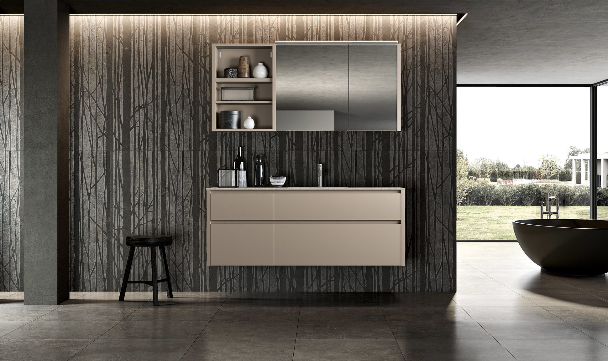 Tender lak – 04 Mastella  Tender LAK  Комплект мебели для ванной 