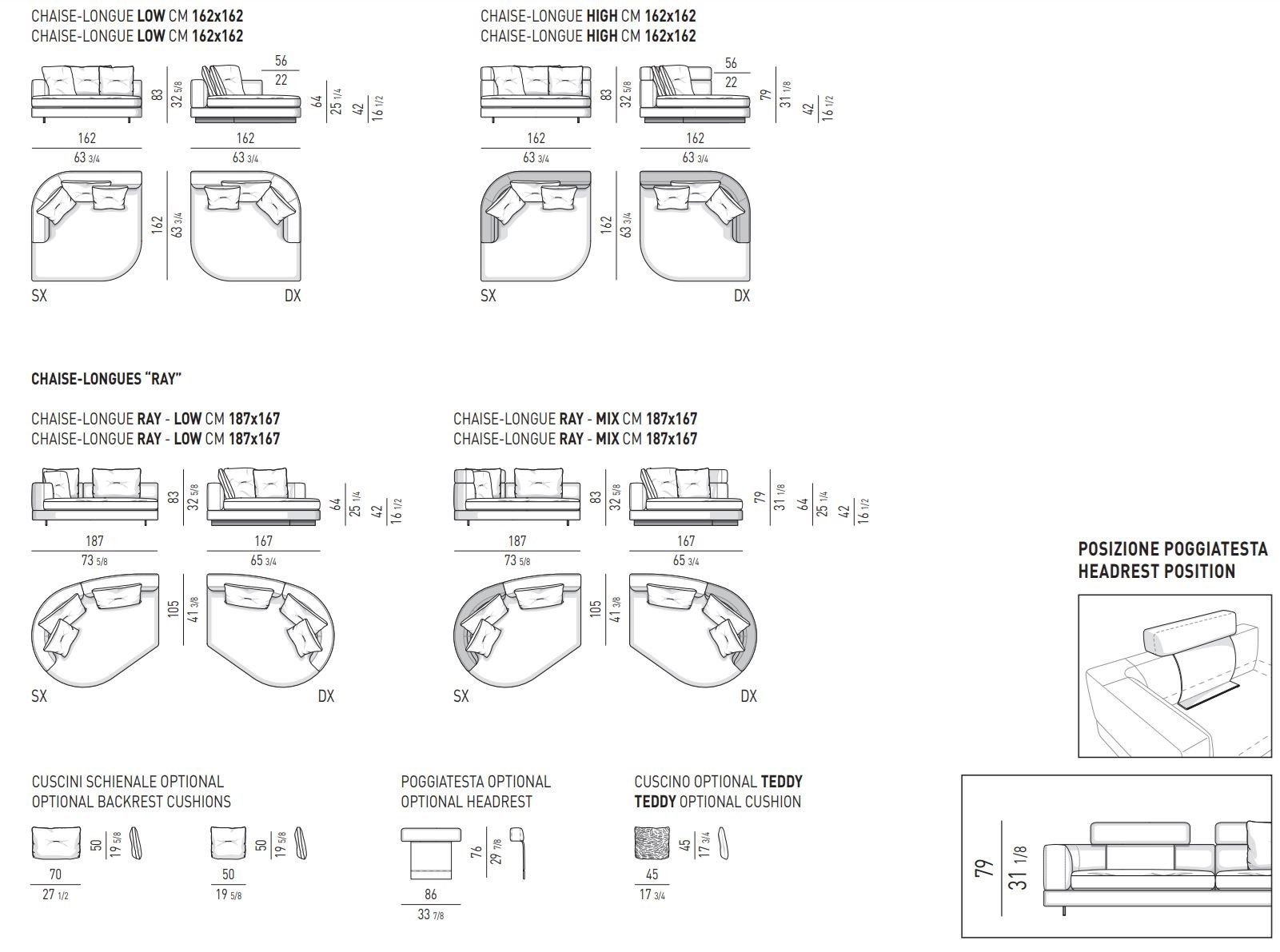 Модульный угловой диван из ткани Minotti ALEXANDER ARCH-00105167 - Вид №32