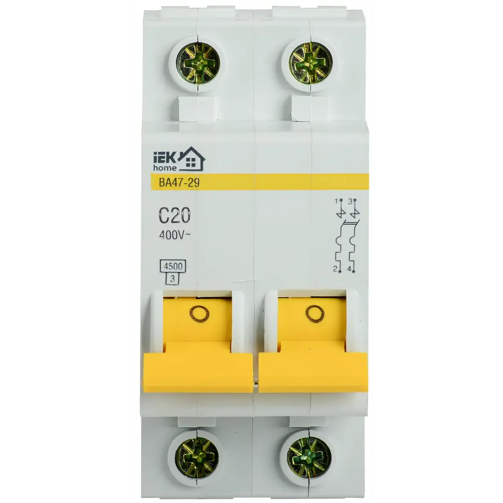 Автоматический выключатель IEK Home B A47-29 для надежной защиты электросети 82673531 STLM-0033622