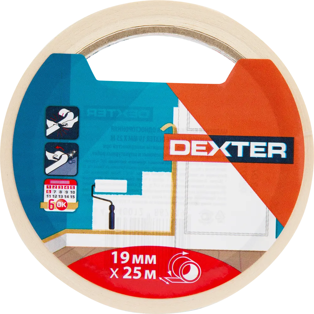 Малярная лента Dexter 19 мм 25 м 81956693 STLM-2136734  - Вид №1