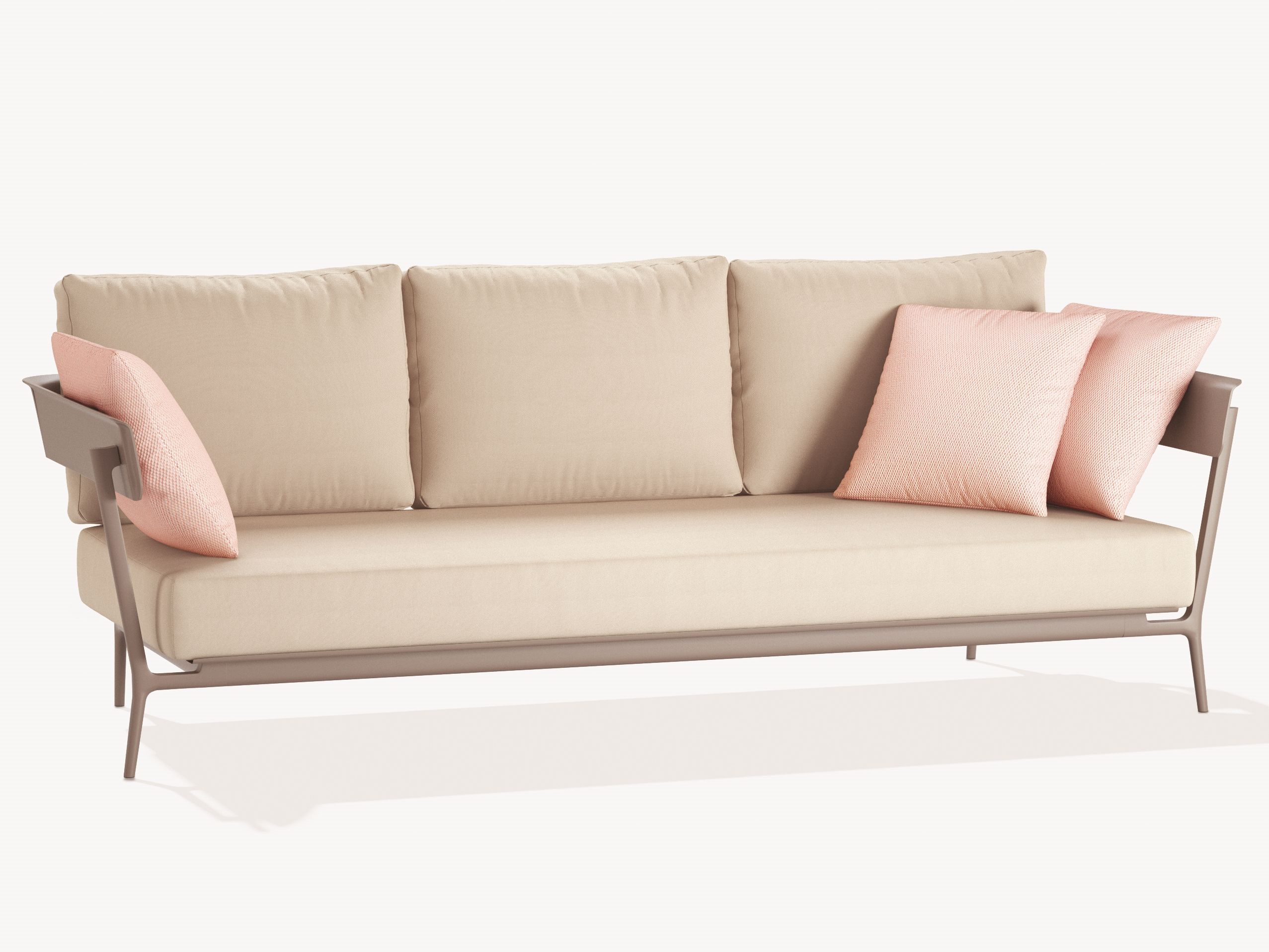 3-местный тканевый садовый диван с подлокотниками FAST Aikana ARCH-00028150 - Вид №10