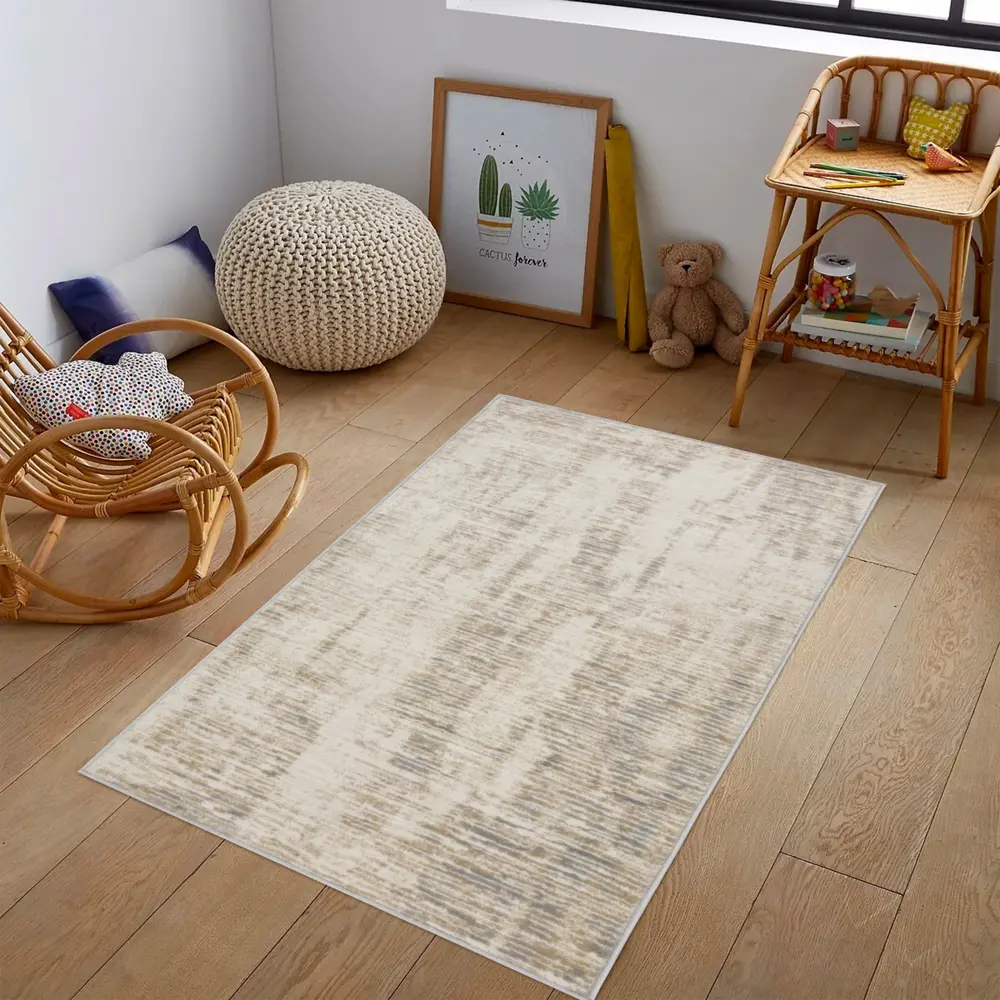 Santreyd Ковер Оптимист бежевый для уютного интерьера 80x150 см 89337737 STLM-1035623