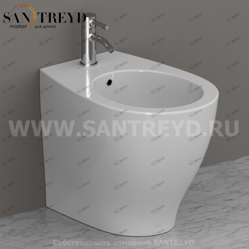 BP009BI Биде напольное BOWL + Ceramica Globo