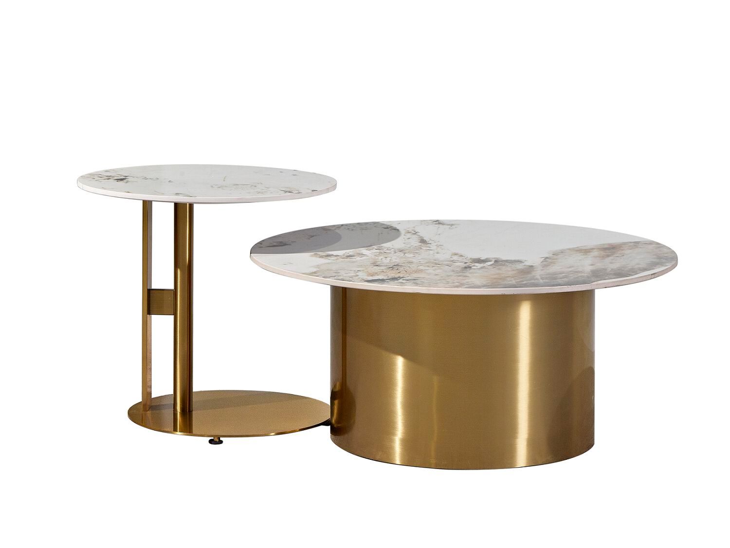 Круглый керамический журнальный столик K-Lighting SMART ARCH-00147053