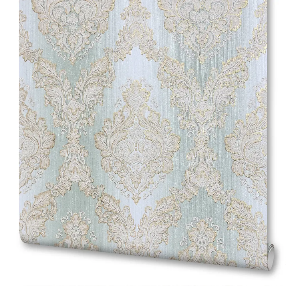 Обои бумажные Московская Обойная Фабрика Вивальди зелёные 0.53 м Вивальди 239112-7 STLM-2064135