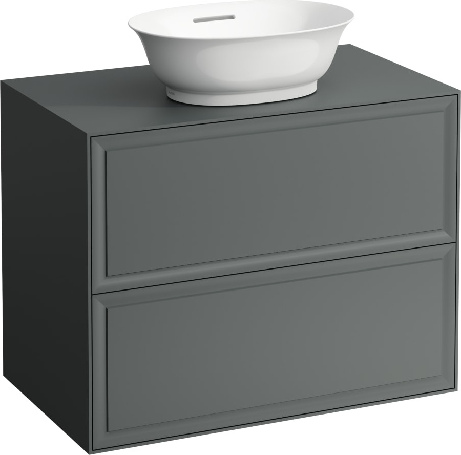 H4060120856281 Шкафчик 800, 2 ящика, совместим с раковиной-чашей 812850, 812851, 812852, 812853 LAUFEN PRO - Вид №1