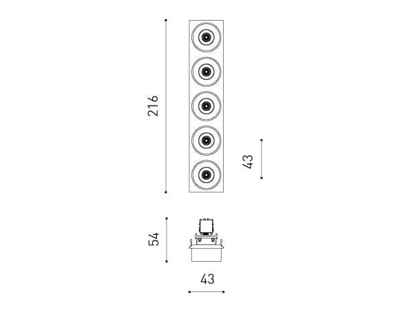 Профиль линейного потолочного освещения для прожекторов Arkoslight Black Foster Custom ARCH-00059193 - Вид №6