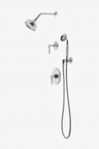 HGSP11 Душевая кабина Highgate с балансировкой давления, 5-дюймовая душевая лейка, ручной душ и переключающая ручка Waterworks